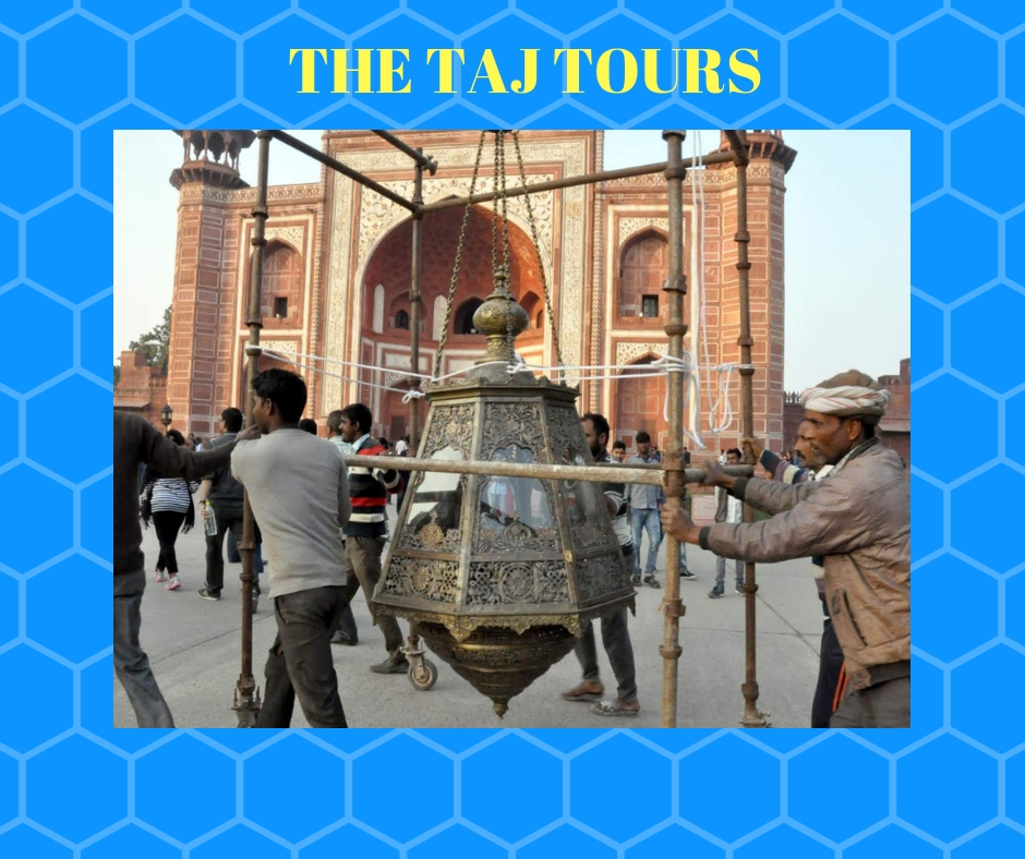 Lord Curzon’s chandelier reinstalled inside Taj Mahal