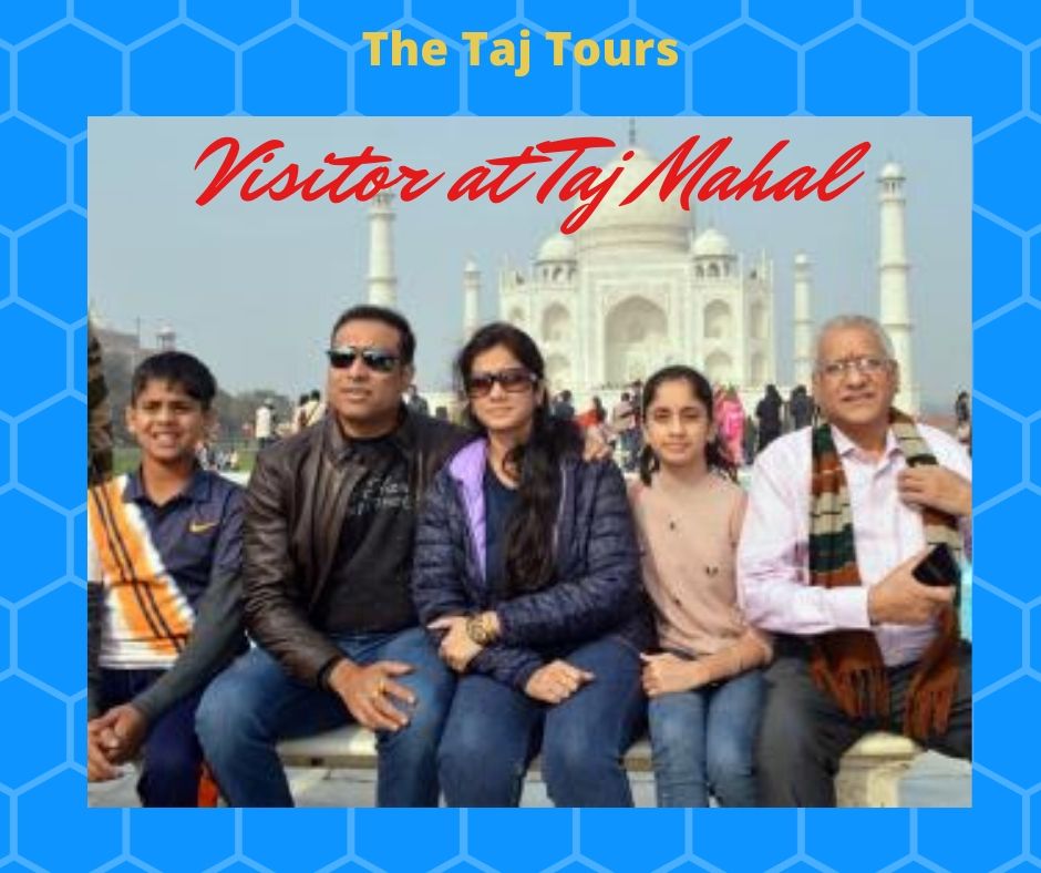 Former Indian Cricketer VVS Laxman visited Taj Mahal